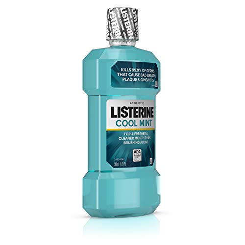 Listerine Antiseptic Mouthwash, 500ml Cool Mint Cool Mint (Pack of 3)