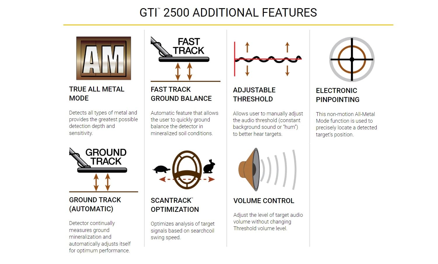 GTI 2500 Metal Detector