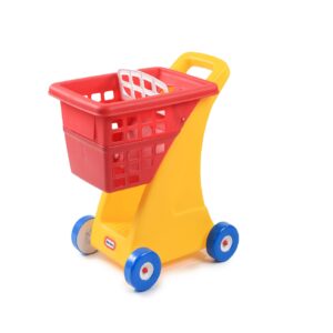 little tikes shopping cart - yellow/red