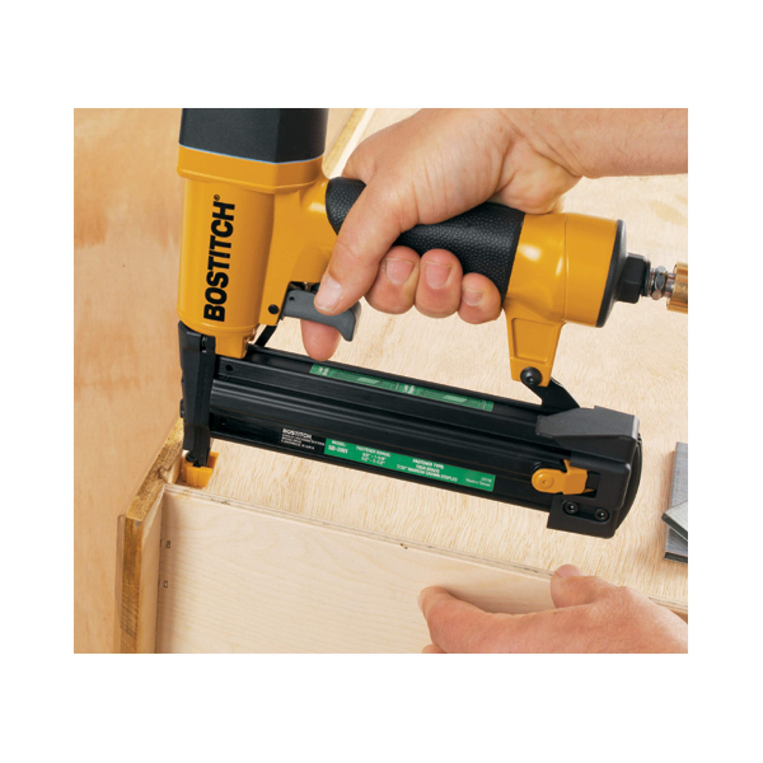 BOSTITCH Brad Nailer 18 Gauge/Narrow Crown Stapler, 2-in-1 (SB-2IN1)