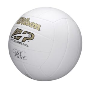 WILSON Cast Away Volleyball, White, Official