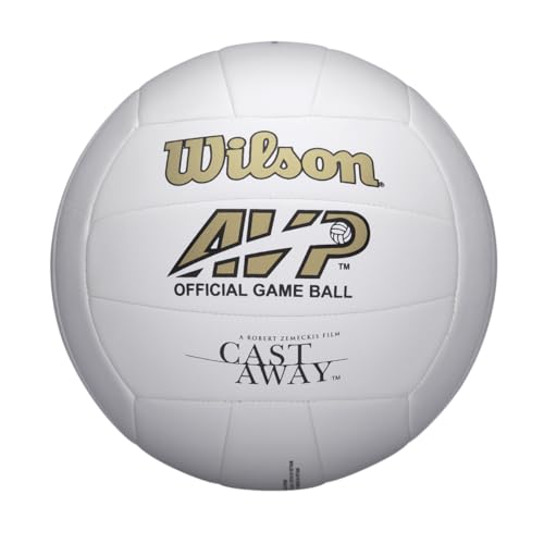 WILSON Cast Away Volleyball, White, Official