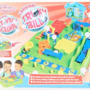 TOMY Games Screwball Scramble Marble Run Game for Kids - Timed Marble Maze Kids Games - Cooperative Board Games for Family Game Night - 1-4 Players - Ages 5 Years and Up