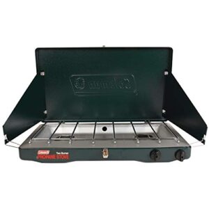 coleman gas camping stove | classic propane stove, 2 burner, 4.1 x 21.9 x 13.7 inches