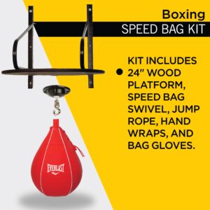 Everlast 100 LB Nevatear Heavy Bag Boxing Kit with 14 oz Pro-Style Gloves and 120 inch Hand Wraps