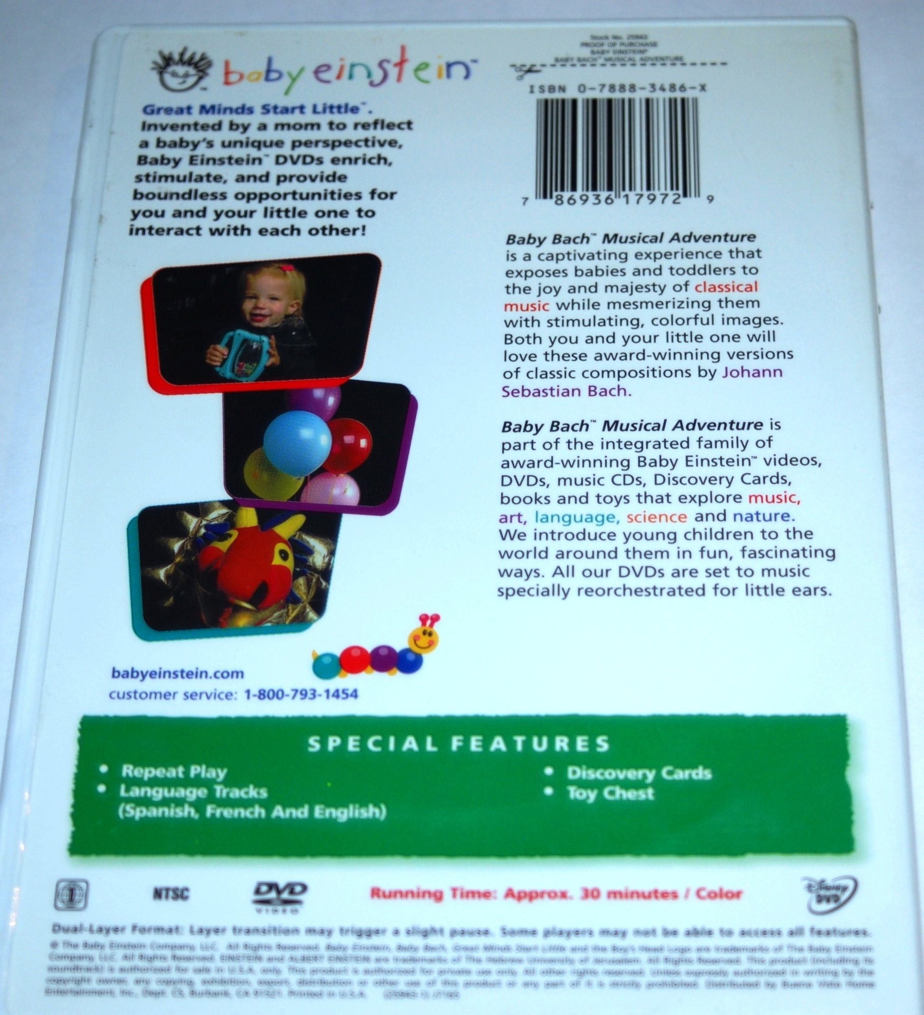 Baby Einstein - Baby Bach - Musical Adventure [DVD]