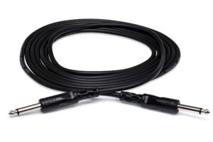 hosa cpp-103 1/4" ts to 1/4" ts unbalanced interconnect cable, 3 feet