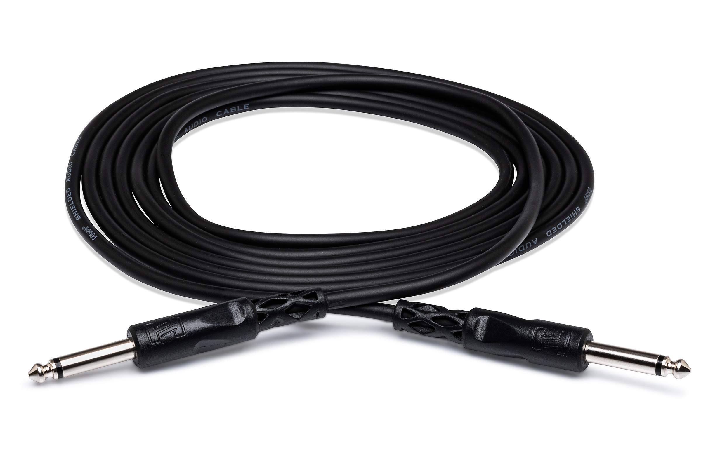 Hosa CPP-103 1/4" TS to 1/4" TS Unbalanced Interconnect Cable, 3 Feet