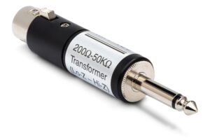 hosa mit-435 xlr3f to 1/4" ts impedance transformer