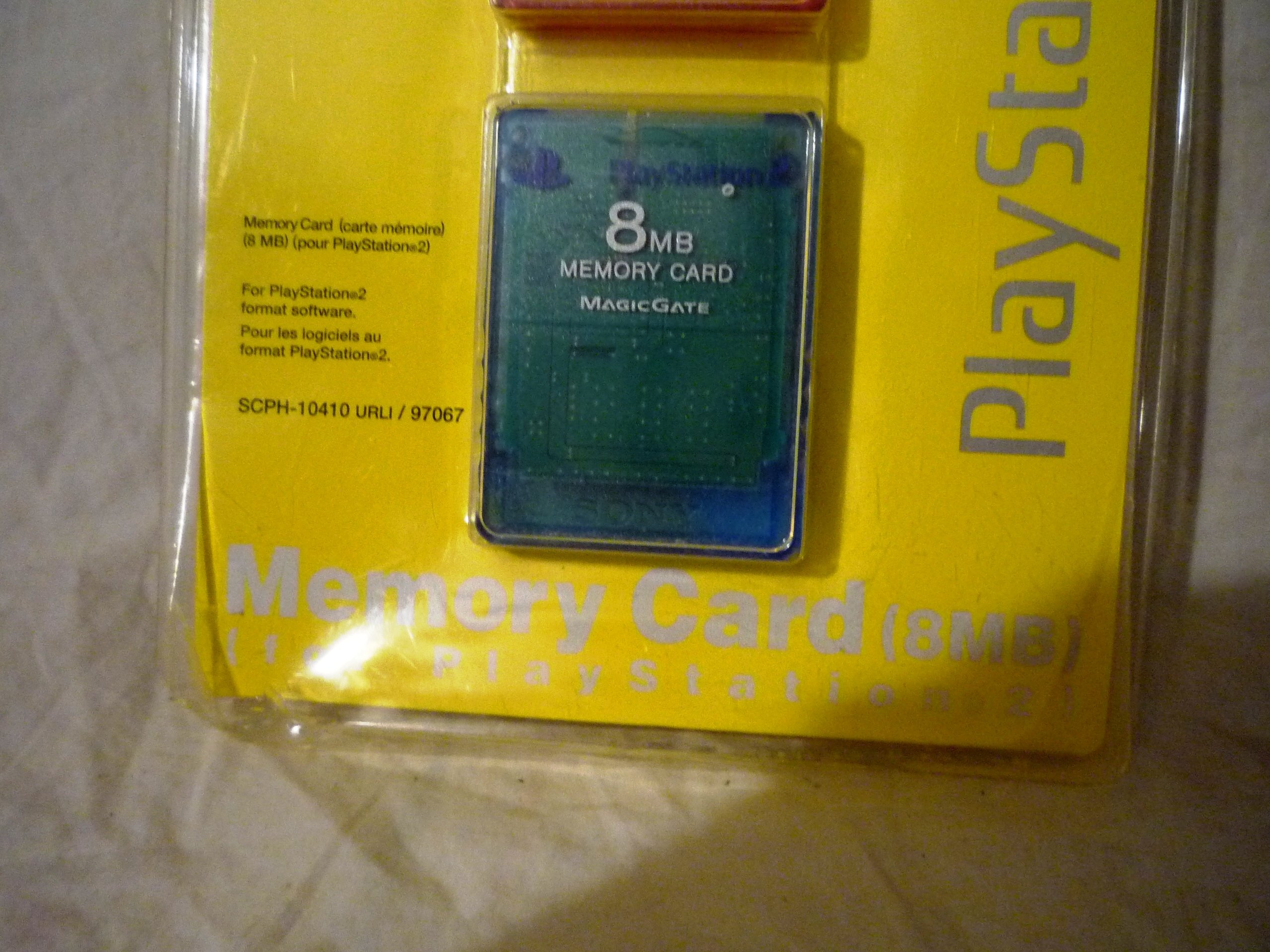 Playstation 2 Memory Card 8MB 2PK Red/Blue