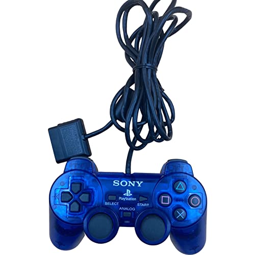 Sony Playstation 2 Dualshock 2 Analog Wired Controller SCPH-10010 - Ocean Blue