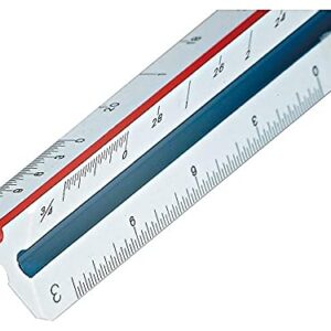 Staedtler Triangular Scale Engineers Ruler, 12 Inch, 98718-34BK