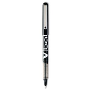 pilot vball liquid ink rolling ball stick pens, fine point, black ink, 12-pack (35112)