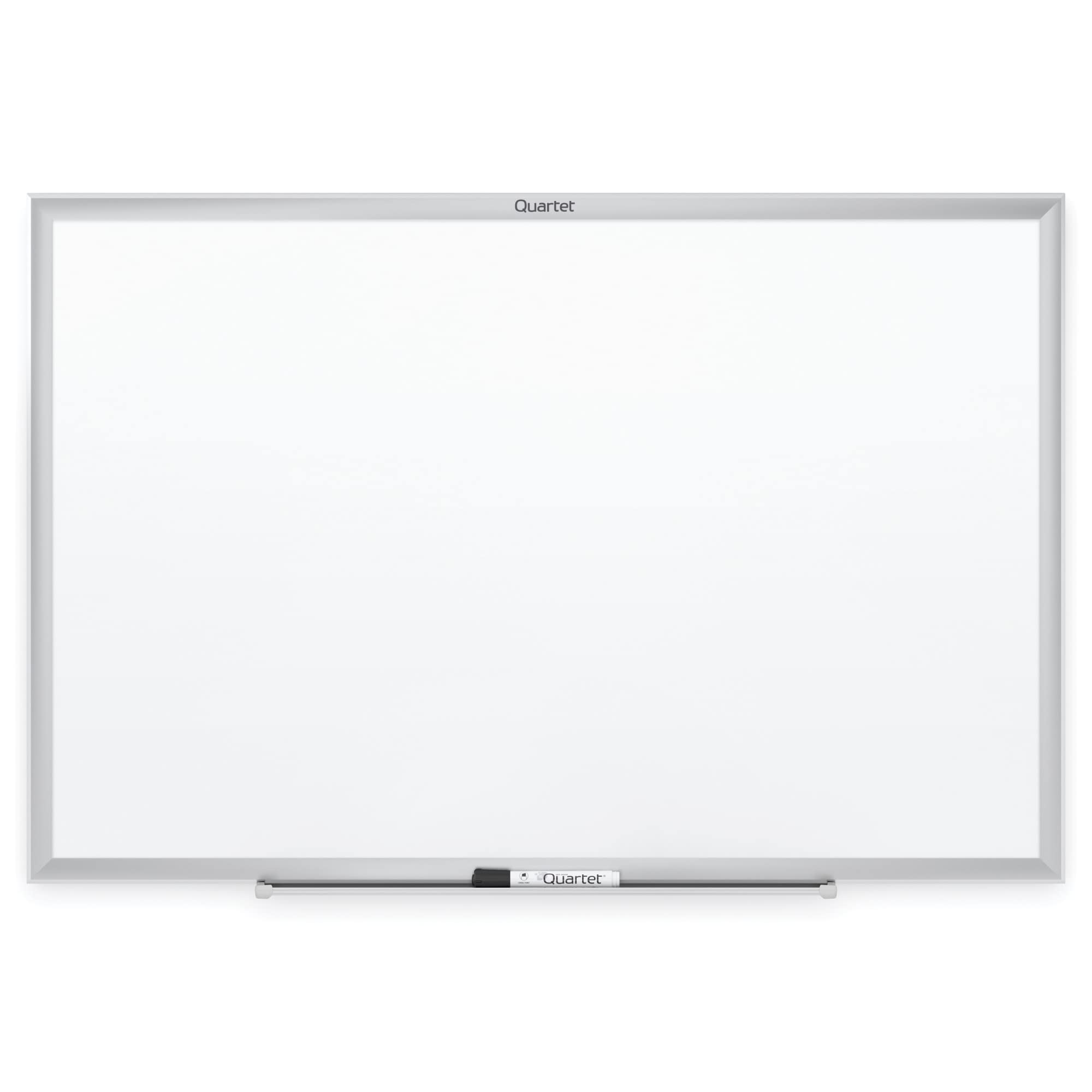 Quartet Whiteboard, Non-Magnetic Dry Erase White Board, 8' x 4', Total Erase, Silver Aluminum Frame (S538)