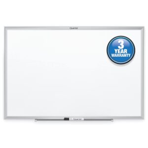 Quartet Whiteboard, Non-Magnetic Dry Erase White Board, 8' x 4', Total Erase, Silver Aluminum Frame (S538)