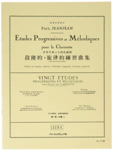 jeanjean: 20 etudes progressives et melodiques volume 1 clarinette