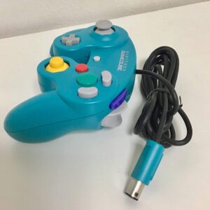 Nintendo GameCube dedicated controller emerald blue