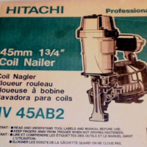 Hitachi NV45AB2 7/8-Inch to 1-3/4-Inch Coil Roofing Nailer (Side Load) (Discontinued by the Manufacturer)