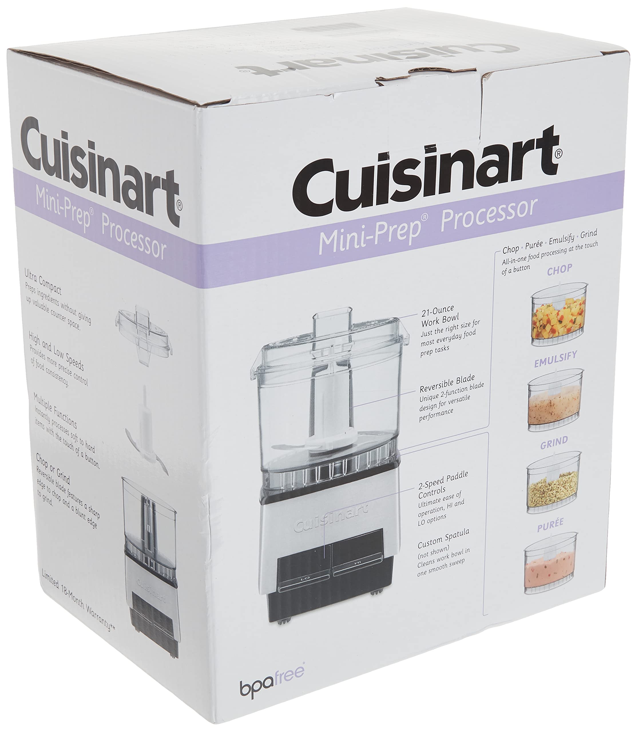 Cuisinart Mini PREP Food Processor Custom, 2.63 Cup, Silver