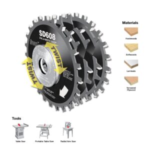 Freud SD608: 8" Dial-A-Width Stacked Dado Sets