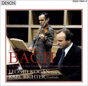 bach:sonata for violin & cembalo no.1 to no.16