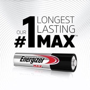 Energizer MAX AAA Batteries (12 Pack), Triple A Alkaline Batteries