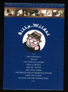 the billy wilder dvd collection (the apartment / avanti! / the fortune cookie / irma la douce / kiss me stupid / one two three / the private life of sherlock holmes / some like it hot / witness for the prosecution)