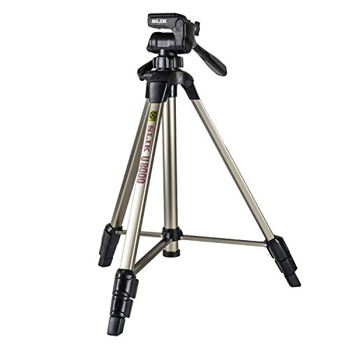 SLIK U8000 Tripod with 3-Way, Pan-and-Tilt Head,Silver