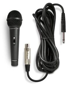 nady sp-4c dynamic neodymium microphone - professional vocal microphone for performance, stage, karaoke, public speaking, recording - includes 15' xlr-to-1/4" cable