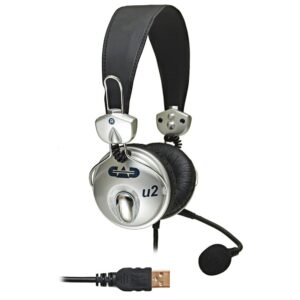 cad audio u2 usb stereo headphones with cardioid condenser microphone