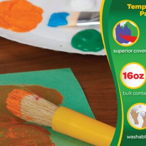 Crayola Premier Tempera Paint for Kids - Blue (16oz), Kids Classroom Supplies, Great for Arts & Crafts, Non Toxic, Easy Squeeze Bottle