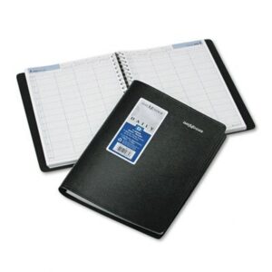 at-a-glance(r) dayminder(r) 4-person daily group 2004 appointment book, 7 7/8in. x 11in., black