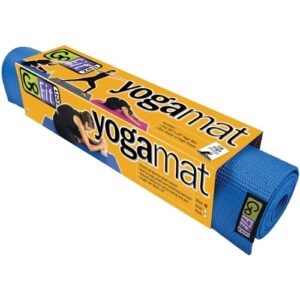 Gofit GFYOGA GF Yoga Mat w/Yoga Position Poster, Blue