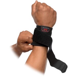 McDavid Wrist Brace, Compression Support for Pain Relief, Fits Left & Right Arm, Fits Men & Women, Black, Adult, S/M