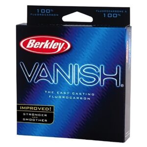 Berkley Vanish®, Clear, 10lb | 4.5kg, 110yd | 100m Fluorocarbon Fishing Line, Suitable for Saltwater and Freshwater Environments