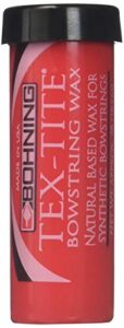 bohning 1306 tex-tite bowstring wax 1oz, clear