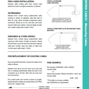 Dometic SeaStar Control Cable, CC20512, 12ft.