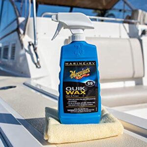 Meguiar's M5916 Marine/RV Quik Wax Clean & Protect - 16 Oz Bottle