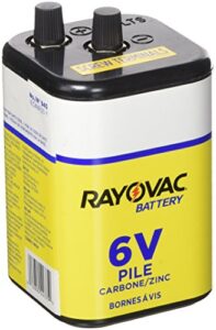 rayovac 6v battery 945r4c, heavy duty lantern battery, 1 count