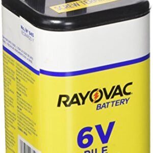 Rayovac 6V Battery 945R4C, Heavy Duty Lantern Battery, 1 Count