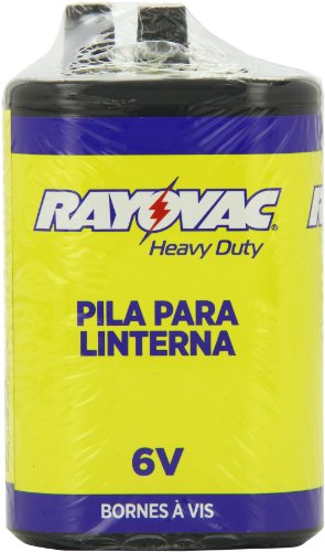 Rayovac 6V Battery 945R4C, Heavy Duty Lantern Battery, 1 Count