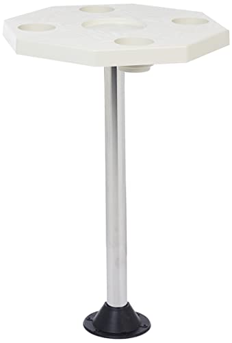 DetMar 12-1109C Removable Octagonal Marine/RV Table, White