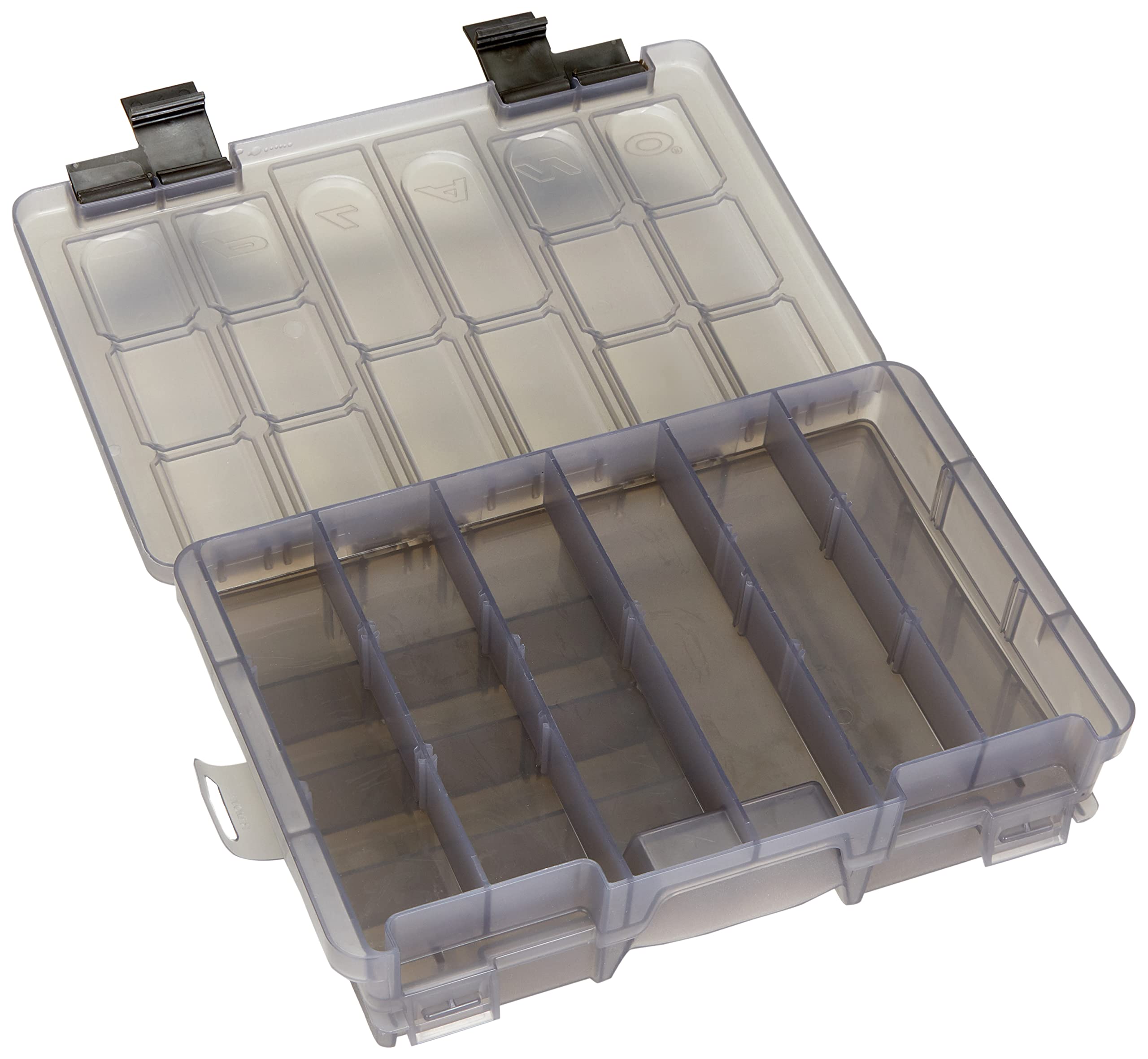 Plano Two Tier Tackle Box (Medium), Transparent (4600-00)