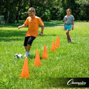 Champion Sports unisex adult child mens womens TC9 sports cones, Orange, 15-Inch US