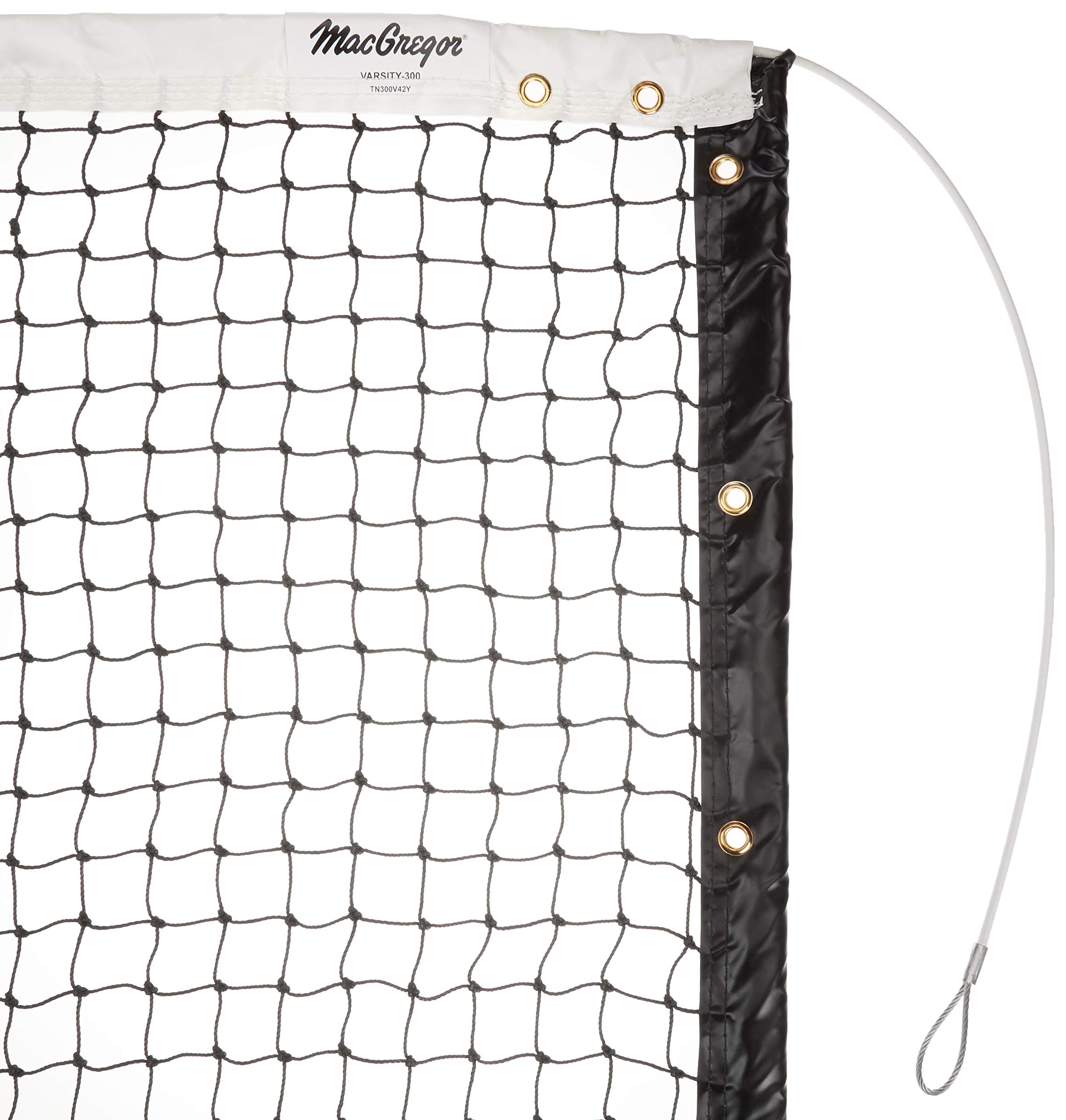 MacGregor Varsity 300 Tennis Net, 42-feet,Green