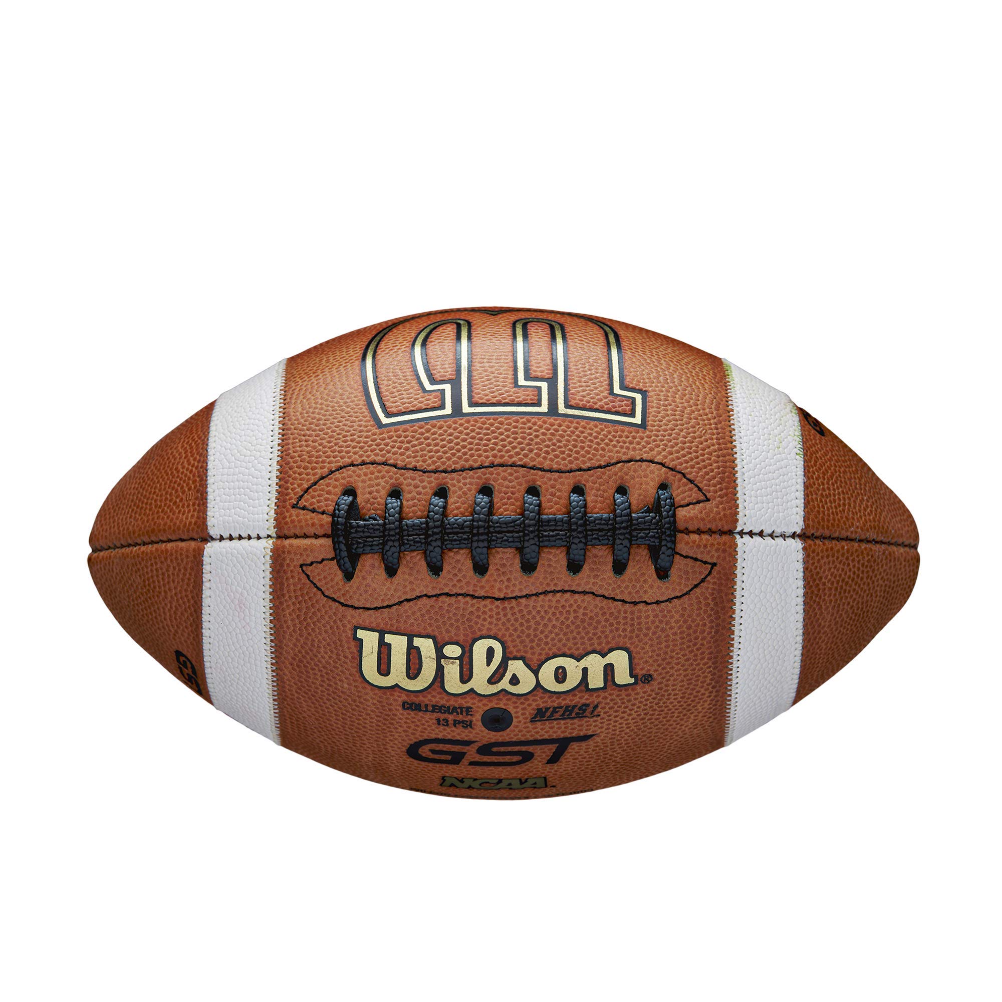 WILSON Sporting Goods GST Game Football - Official Size, (WTF1003B)