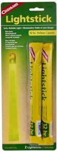 coghlan's lightsticks, yellow, 2-pack