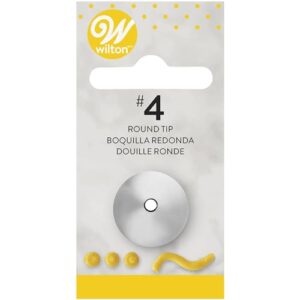 Wilton No.4 Decorating Tip, Round