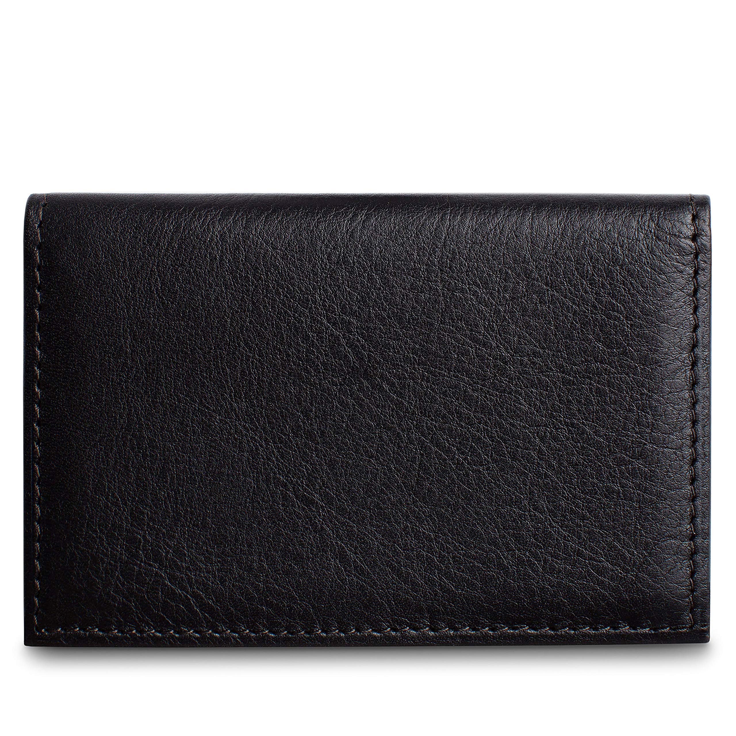 Bosca | Men’s Calling Card Case Wallet in Nappa Vitello Italian Leather