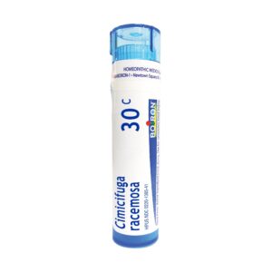 boiron cimicifuga racemosa 30c homeopathic medicine for menstrual cramps improved by lying down